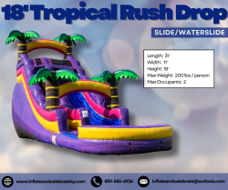 18' Tropical Rush Drop