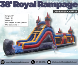 38' Royal Rampage Obstacle Course